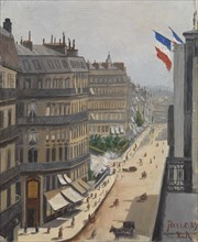 Street View from Paris, 1889. Creator: Elin Alfhild Nordlund.