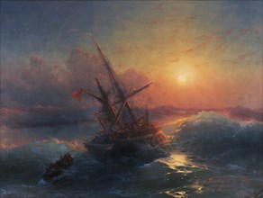 Shipwreck, 1883. Creator: Aivazovsky, Ivan Konstantinovich (1817-1900).