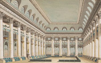 The Hall of the Assembly of the Nobility in Moscow, c1820. Creator: Anonymous.