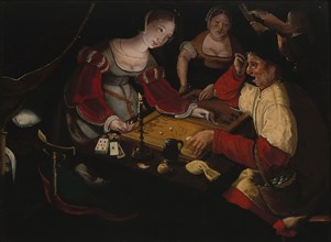 Backgammon Players, c1535-1540. Creator: Anonymous.