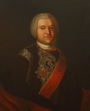 Portrait of Fyodor Abrahamovich Lopukhin (1697-1757), Second Half of the 18th cen. Creator: Anonymous.