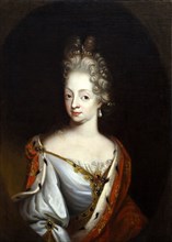 Portrait of Louise of Mecklenburg-Güstrow (1667-1721), Queen of Denmark..., 2nd Half of 18th cen. Creator: Anonymous.