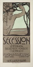 Poster for the VII Exhibition of the Vienna Secession, 1900. Creator: Auchentaller, Josef Maria (1865-1949).