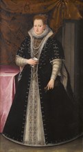 Portrait of Margherita Gonzaga (1564-1618), Duchess of Ferrara, c1585-1590 . Creator: Bahuet, Jean (ca 1552-1597).