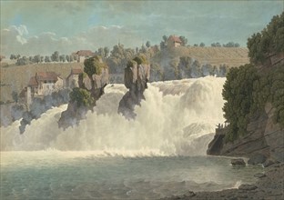 The Rhine Falls near Schaffhausen. Creator: Biedermann, Johann Jakob (1763-1830).