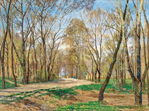 Spring, From the Vienna Prater. Creator: Blau, Tina (1845-1916).