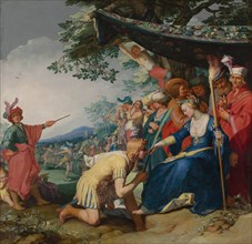 Theagenes Receiving the Palm of Honour from Chariclea, 1626. Creator: Bloemaert, Abraham (1566-1651).