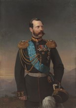 Portrait of Emperor Alexander II (1818-1881), 1872. Creator: Bottman, Yegor (Gregor) (18..-1891).