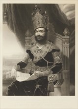 Portrait of Mohammad Shah Qajar (1810-1848). Creator: Coombs, Joseph Epenetus (active 1830s-1840s).