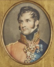 Portrait of King Leopold I of Belgium (1790-1865), c 1817. Creator: Dawe, George, (after)  .