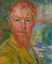 Self-portrait, 1923. Creator: Giacometti, Giovanni (1868-1933).