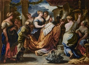 The Idolatry of King Solomon, c1684. Creator: Giordano, Luca (1632-1705).