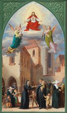 Glorification of Saint Vincent de Paul, 1895. Creator: Gold, Josef (1840-1922).