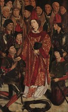 Panel of the Archbishop. The Adoration of Saint Vincent, c 1450. Creator: Gonçalves, Nuno (active 1445-1480).