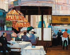 Interiéur de cafe, c 1911. Creator: Goossens, Josse (1876-1929).