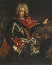 Portrait of Count Johann Matthias von der Schulenburg (1661-1747), 1737-1742. Creator: Guardi, Francesco (1712-1793).