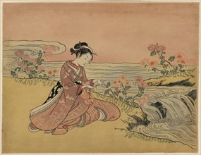 Mitate Kikujido, 1765. Creator: Harunobu, Suzuki (1724-1770).