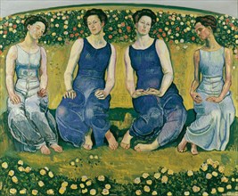 The Holy Hour, 1907-1913. Creator: Hodler, Ferdinand (1853-1918).