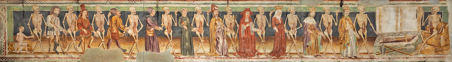 Dance of Death (Danse Macabre), 1490. Creator: John of Kastav (active ca 1490).