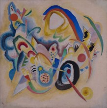 Composition in Yellow, 1920. Creator: Kandinsky, Wassily Vasilyevich (1866-1944).