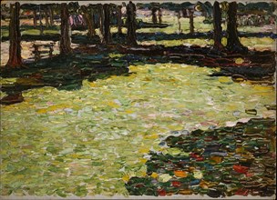 Saint-Cloud Park, Clearing, c 1907. Creator: Kandinsky, Wassily Vasilyevich (1866-1944).