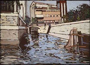 Memory of Venice 3 (Canal), 1904. Creator: Kandinsky, Wassily Vasilyevich (1866-1944).