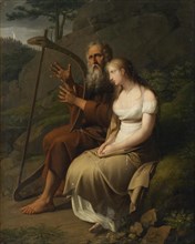 Ossian and Malvina, 1810. Creator: Krafft, Johann Peter (1780-1856).