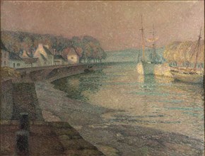 Le Port, Landerneau, 1914. Creator: Le Sidaner, Henri (1862-1939).