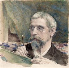 Self-portrait, 1890. Creator: Lostalot, Alfred de (1837-1909).