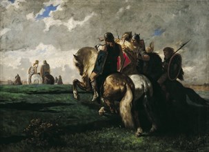 Gauls before Rome. Creator: Luminais, Évariste Vital (1822-1896).