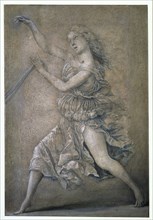 Dancing Muse, 1496-1498. Creator: Mantegna, Andrea (1431-1506).