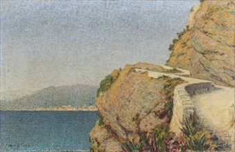 Marina ligure (Veduta di Vado Ligure), 1908. Creator: Morbelli, Angelo (1853-1919).