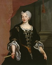 Countess Palatine Dorothea Sophie of Neuburg (1670-1748), Duchess of Parma, c1727. Creator: Piane (Il Mulinaretto), Giovanni Maria delle (1660-1745).