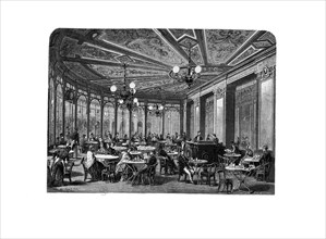 Le café de la Rotonde au Palais-Royal. Creator: Renard, Edouard (1802-1857).