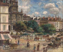 Place de la Trinité in Paris, 1893. Creator: Renoir, Pierre Auguste (1841-1919).