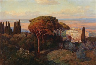 View of the Villa Falconieri in Frascati, 1907. Creator: Roeder, Max (1866-1947).