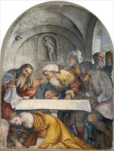 Christ in the House of Simon the Pharisee, c1532. Creator: Romanino, Gerolamo (1485/6-1566).