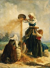 Harvest time. Creator: Roussin, Victor Marie (1812-1903).