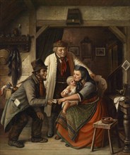 The lottery ticket seller. Creator: Schmitz, Philipp (1824-1887).