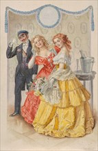 Cheers To The New Year!. Creator: Schubert, Heinrich Carl (1827-1897).