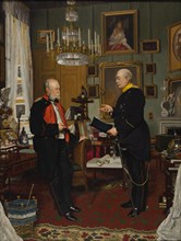 Bismarck and Emperor William I, 1877. Creator: Siemenroth, Konrad (1854-1915).