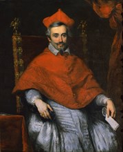 Portrait of Cardinal Federico Corner (1579-1653), 1632-1633. Creator: Strozzi, Bernardo (1581-1644).