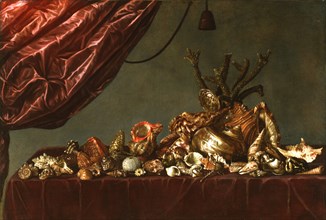 Still Life with Shells, 1659. Creator: Susenier, Abraham (c. 1620-c. 1666).