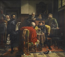 John Frederick I the Magnanimous, Elector of Saxony receiving his death sentence, 1858. Creator: Svoboda, Karel (1824-1870).