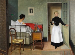 The sick, 1892. Creator: Vallotton, Felix Edouard (1865-1925).