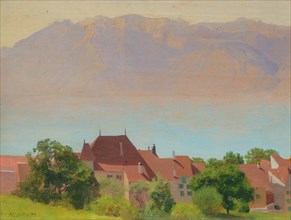 Lac Léman (Lake Geneva), c1892. Creator: Vallotton, Felix Edouard (1865-1925).