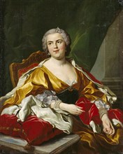 Louise Élisabeth of France (1727-1759), Duchess of Parma, 1750s. Creator: Van Loo, Louis Michel (1707-1771).