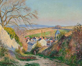 Paysanne dans Eragny. Creator: Vignon, Victor (1847-1909).