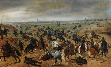 The Battle of Lekkerbeetje on 5 February 1600. Creator: Vrancx, Sebastiaen (1574-1647).