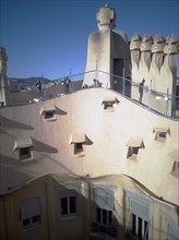 Rooftop of La Pedrera, Barcelona, Spain, 2020. Creator: Ethel Davies.